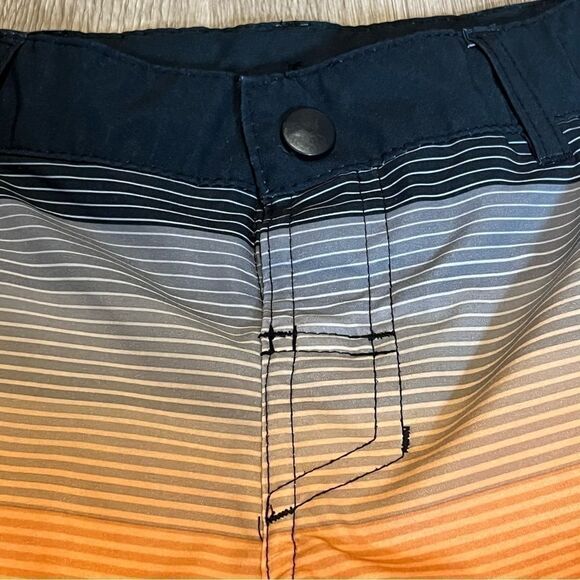 Kid's Art Class Orange Grey Ombre Swimsuit - Picture 3 of 6